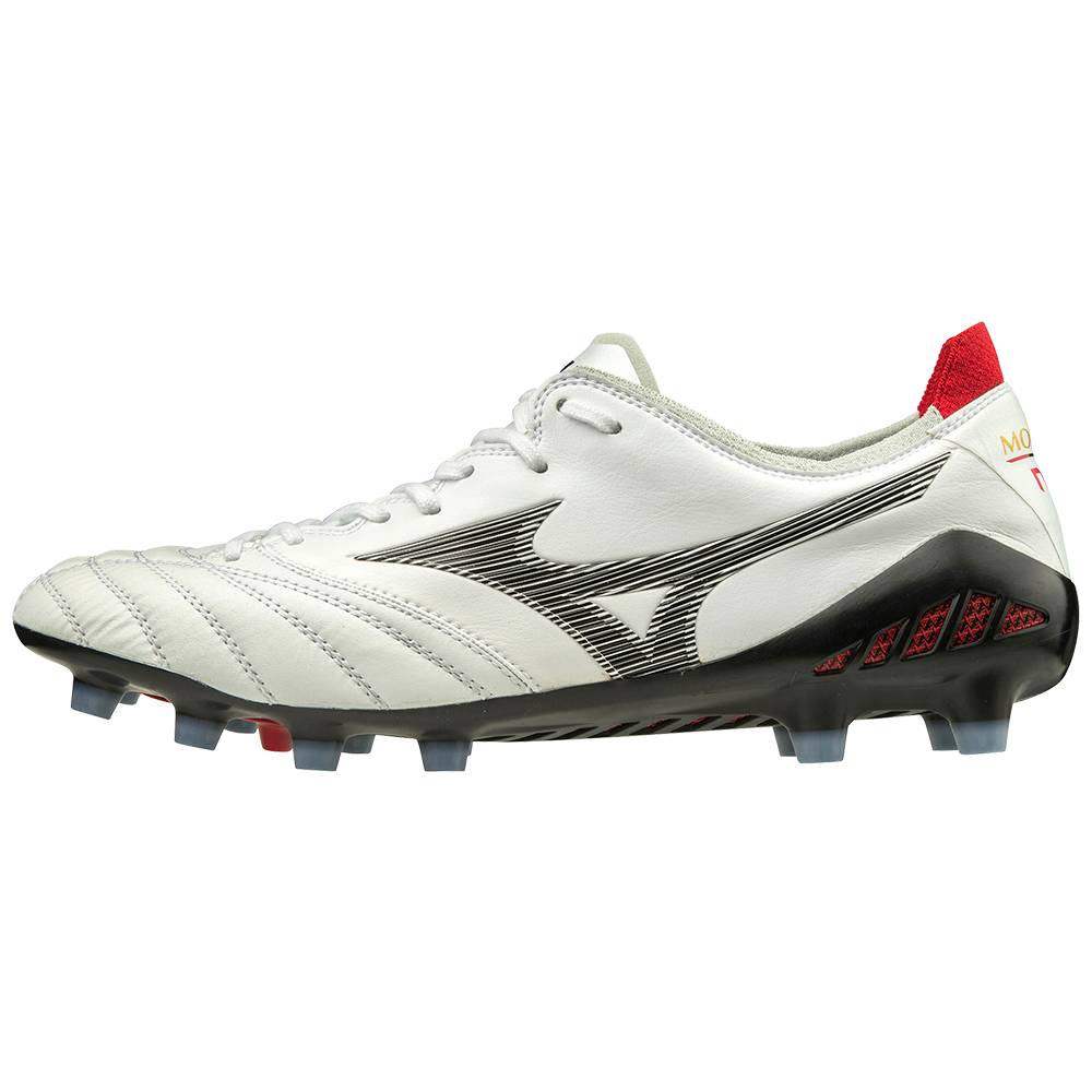 Womens Mizuno Morelia Neo III Made in Japan Soccer Cleats White/Black Philippines (ODQGAZ245)